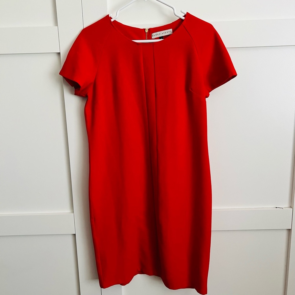 Rowen Avenue UK Red Shift Dress